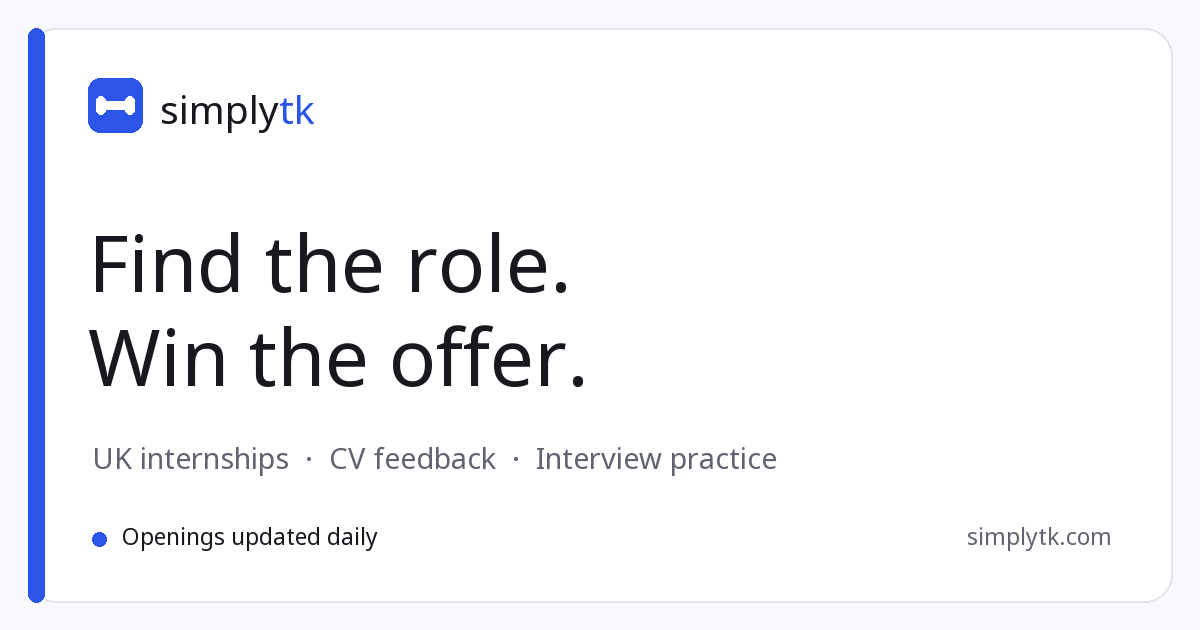Visual Style Interview Mock Video Interview · HireVue-Style Rehearsal · simplytk